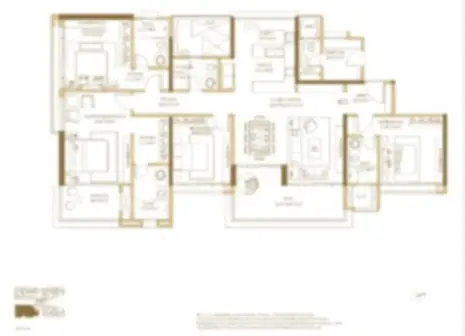 Century Kindle Apartment 3 BHK Floor Plan by Century Group located at Attur, Yelahanka New Town, Bangalore Karnataka